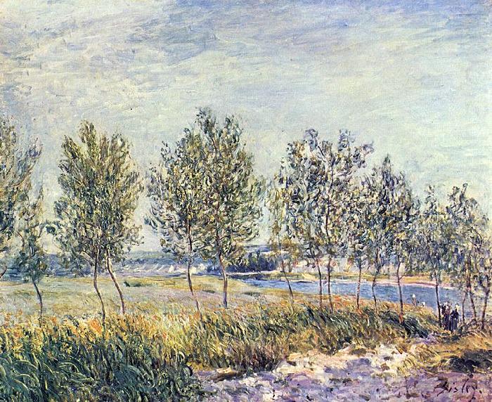 Wiese in By, Alfred Sisley